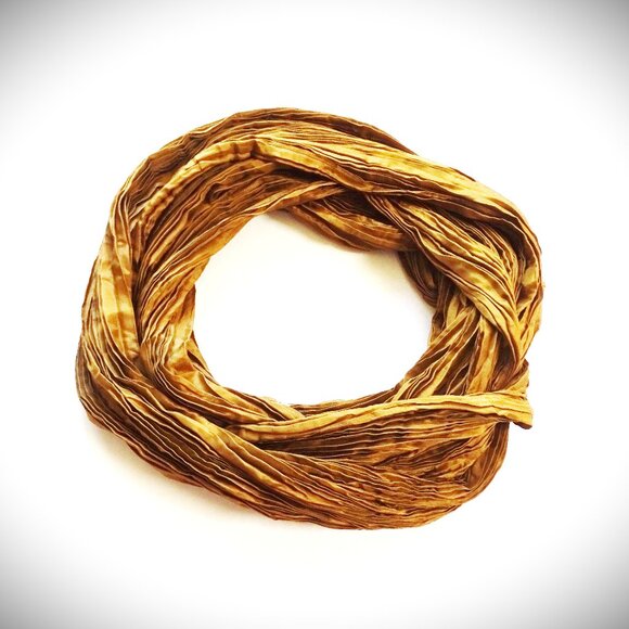 EILEEN FISHER Whisper Transitional Silk Scarf in Bronze Color - Picture 4 of 11